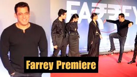 Salman Khan In Nimjaa Chacha Style at Farrey Grand Premiere