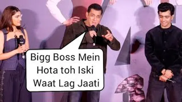 HILARIOUS Salman Khan Takes Journalist' Class In Bigg Boss Mood At Farrey Trailer Event