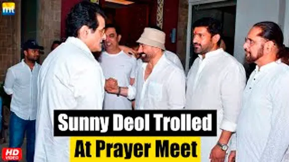 OMG Sunny Deol Brutally Trolled for Laughing At Prayer Meet Of Rajkumar Kohli