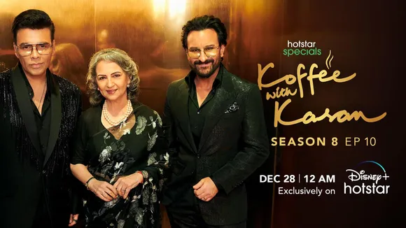 Koffee with Karan 8: Royal Brewing At Karan Karan Johar's KWK with Saif Ali Khan and Sharmila Tagore