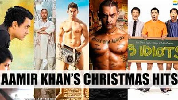 Aamir Khan और क्रिसमस 100% ट्रैक रिकॉर्ड है - PK, Dangal, 3 Idiots, Taare Zameen Par, Ghajini