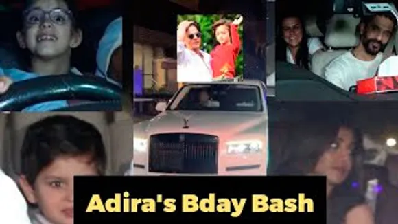 Shah Rukh Khan With Abram, Taimur, Karan Johar's Kids, Shilpa Shetty And Celebs At Rani Mukerji's Daughter Adhira's Birthday