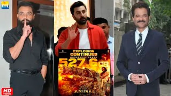Animal 500 Crore - Ranbir Kapoor, Bobby Deol And Anil Kapoor At The Success Meet