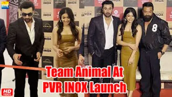 Ranbir Kapoor, Rashmika Mandanna & Bobby Deol Inaugurate New PVR-INOX Property At Jio World Plaza