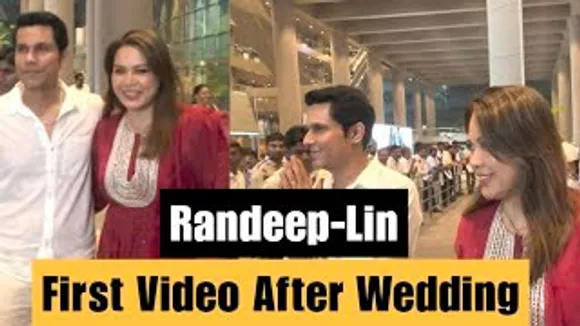 Randeep Hooda-Lin Laishram Walking Hand in Hand - FIRST VIDEO After Wedding
