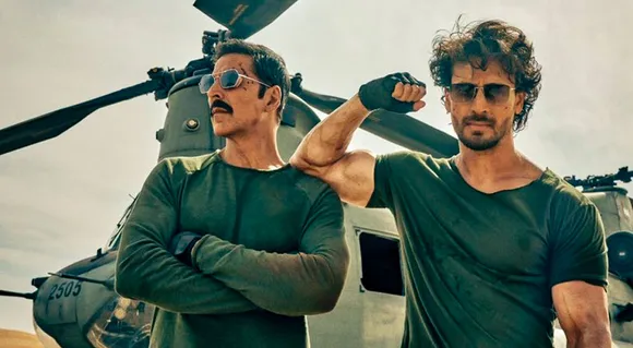 Akshay Kumar and Tiger Shroff In A New Still From Bade Miyan Chote Miyan As The Film Is 3 Months Away