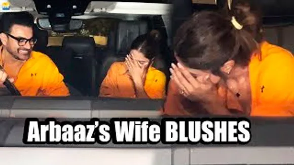 Arbaaz Khan's 2nd Wife Shura Khan BLUSHES When Paps Say 'Madam Se Saath Nahi Mila'
