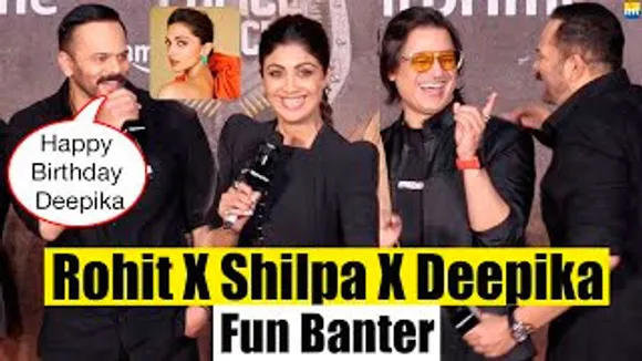 Birthday girl Deepika Padukone nahi, Shilpa Shetty is 1st Lady Cop - Rohit Shetty At Indian Police Force Trailer Launch