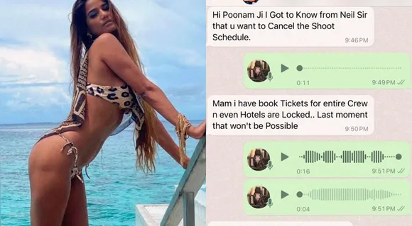 "NATION FIRST" : Poonam Pandey Cancels Her Shoot In "Maldives" Amidst Explore India Island Row