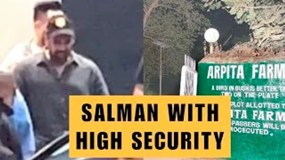 Salman Khan returns with High Security after 2 people Caught entering his Panvel farmhouse