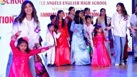 Shilpa Shetty's 'Super Se Uper' Dance With Little kids At An School's Annual Day, Talks Gyan Ki Baatein