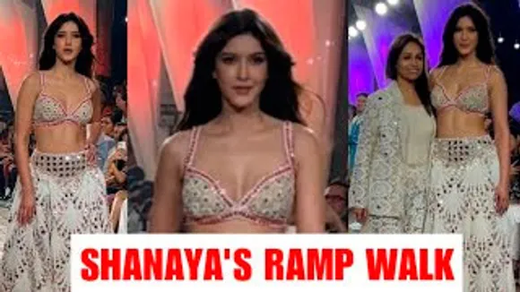 Sizzling Hot Shanaya Kapoor Walks The Ramp For Peaklife Regatta and Samira Habitat