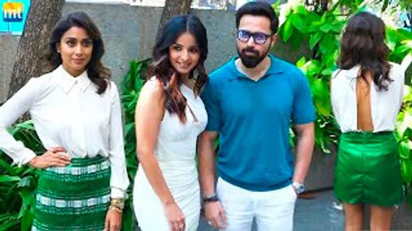 Emraan Hashmi, Mahima Makwana & Shriya Saran At Showtime Promotions