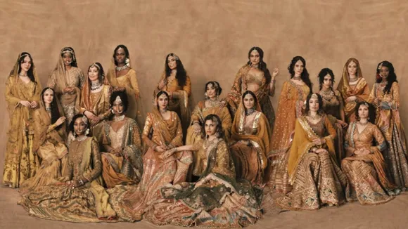 71st Miss World Contestants Walk In Traditional Indian Costumes Of "Heeramandi" With The Cast