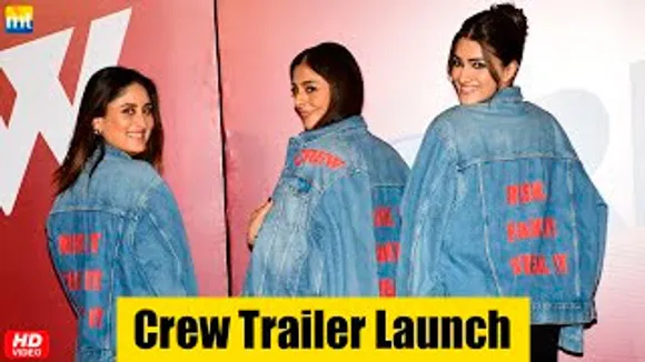 Air Hostesses Tabu, Kareena Kapoor & Kriti Sanon To Steal Your Hearts - Crew Trailer Launch Uncut