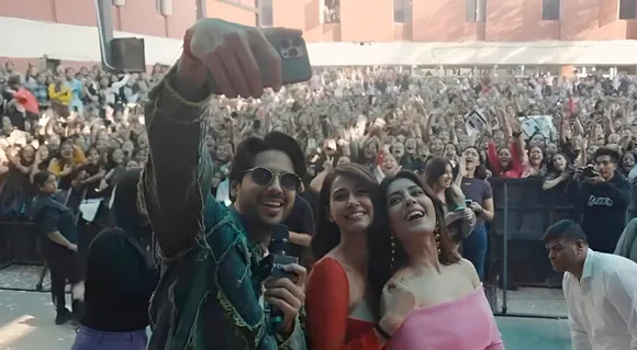 Team Yodha Takes Delhi By Storm; A Huge Crowd Screams For Sidharth Malhotra, Raashii Khanna, and Disha Patani