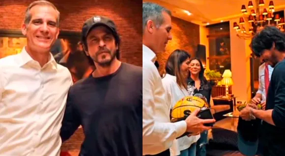 US Envoy Eric Garcetti is Overwhelmed Meeting Shah Rukh Khan; Says "Everybody In My Office Went Nuts" 