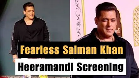 Salman Khan Arrives In TIGHT Security At Sanjay Leela Bhansali's Heeramandi Screening