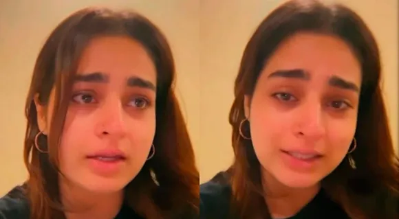 Heartbroken Ayesha Khan Breaks Down in Tears Seeing Visuals From the Israel and Palestine War