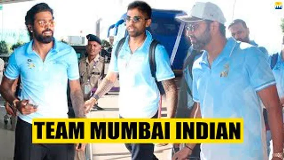 A Fan Shouted Rohit Sharma as CAPTAIN, Hardik Pandya, Suryakumar Yadav & Other Mumbai Indian's Team Leaves For Their Next Match