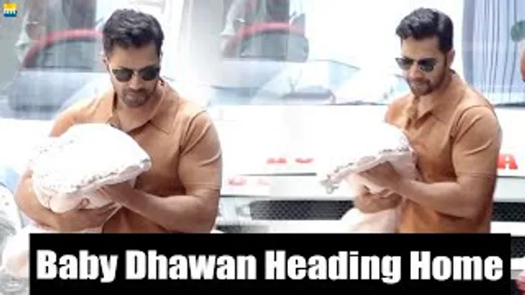 Dhawan Trio Is Complete! Varun Dhawan & Natasha Dalal Take Their Baby Girl Home