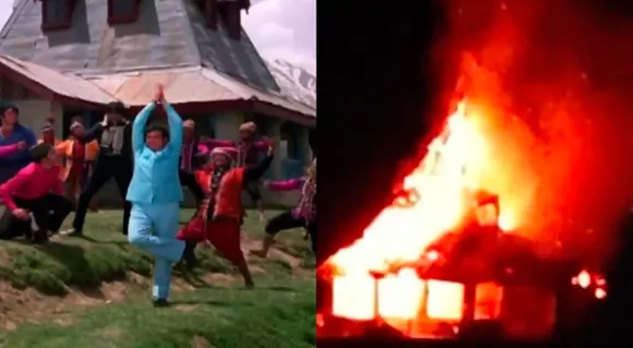 Gulmarg Temple Known For Jai Jai Shivshankar Song Gutted In Blaze
