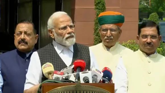 Narendra Modi speaks on Manipur