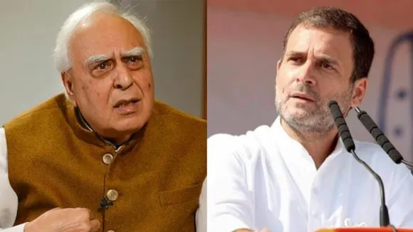 Kapil sibal Rahul Gandhi