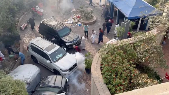 Fresh tear gas shelling inside Imran Khan's Zaman Park residence in Lahore