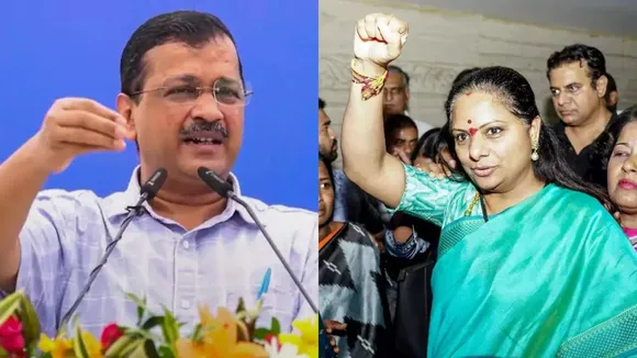 Arvind Kejriwal K Kavitha