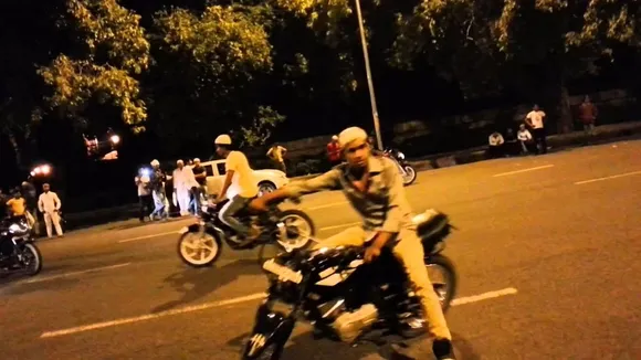 stunt bikers shab-e-barat