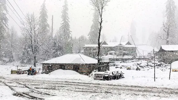 Snowfall in Lahaul and Spiti