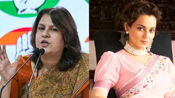 Supriya Shrinate and Kangana Ranaut