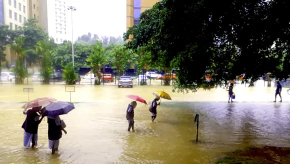 Waterlogging Kochi Kerala Rains
