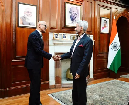 S Jaishankar Satya Nadella