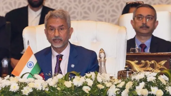 S Jaishankar at SCO Summit in Islamabad on Wednesday, October 16, 2024.