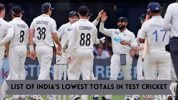 List of India's lowest totals in Test cricket