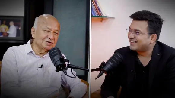 Union Home Minister Sushil Kumar Shinde in a podcast with journalist Shubhankar Mishra