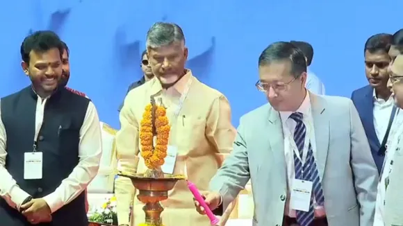 Andhra Pradesh Chief Minister N Chandrababu Naidu inaugurated a two-day drone summit on Tuesday