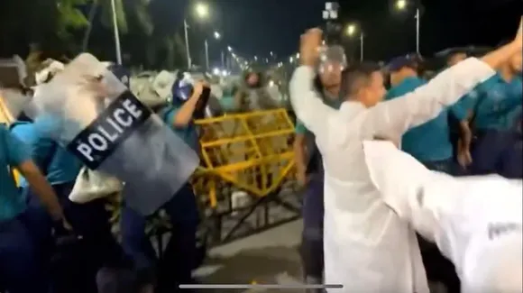 Bangladesh president protest