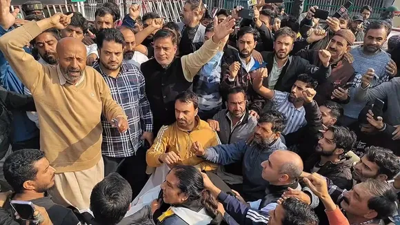 Engineer Rashid Protest