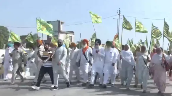 Farmers hold protests in Sangrur's Badrukhan