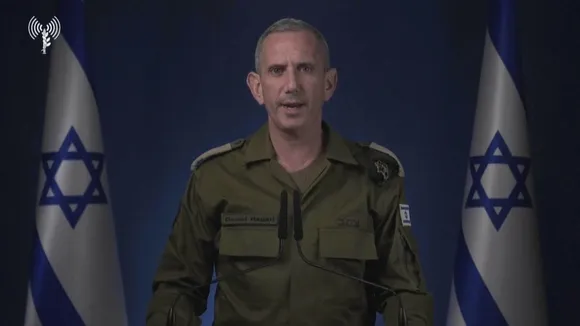 Israeli military spokesperson Rear Adm. Daniel Hagari