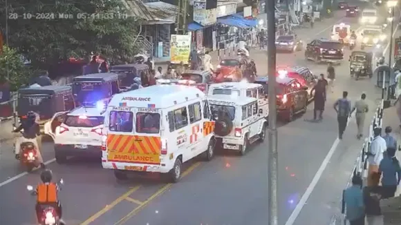 Kerala CM convoy collision