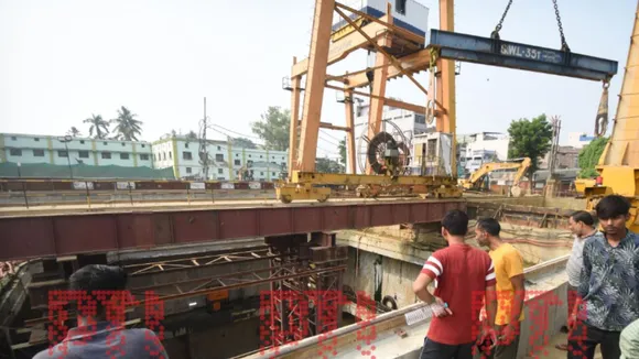 Patna Metro construction
