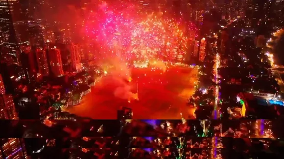 Shivaji park mumbai diwali
