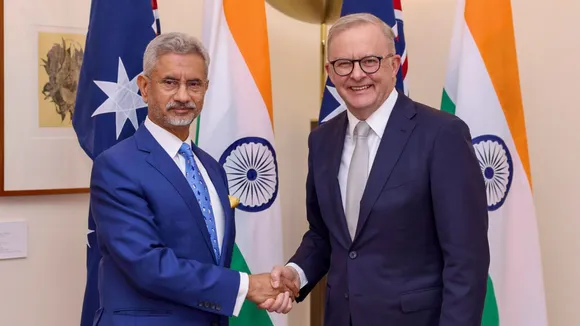 External Affairs Minister meets Australian Prime Minister Anthony Albanese in Canberra, Wednesday, Nov. 6, 2024.