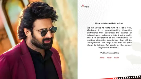 Prabhas and Hombale Films