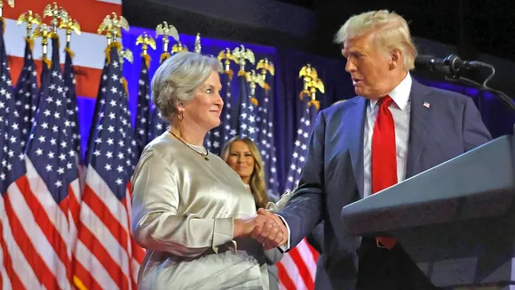 Susan Wiles and Donald Trump