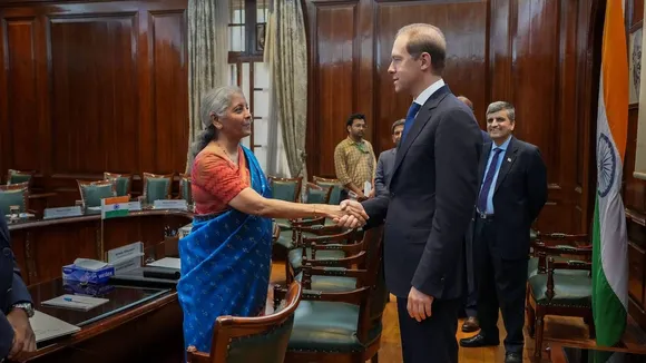 Nirmala Sitharaman meets Russian Deputy PM Manturov